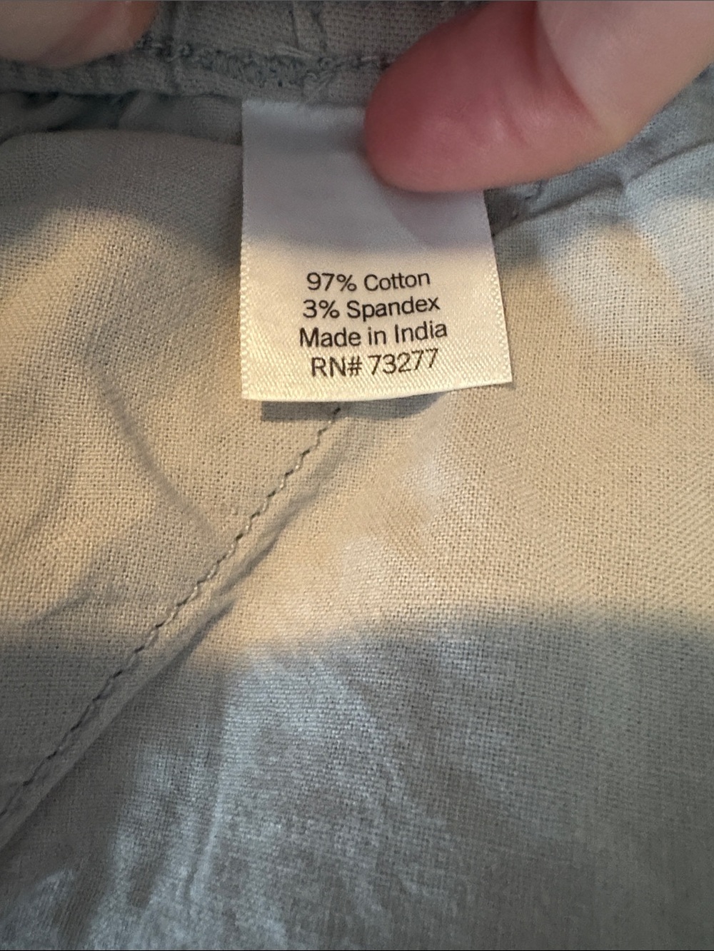 Women’s Light Gray Cargo Shorts with Drawstring Waist - Picture 4 of 4